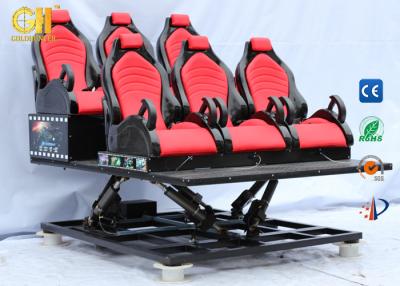 China Customized 6 8 9 12 24 48 60 Motion Theater Seats 6 Dof  Electric Cylinder for sale