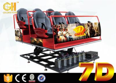 China Animation 7D Cinema Theater With Shooting Guns / Electrical Amusement Park Equipment for sale