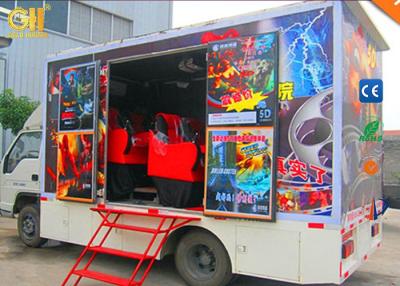 China Dynamic Mobile 7D Cinema Movie Theater with 6 / 9 / 12 Seats for sale