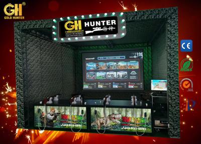 China Virtual Reality 3D Hunting Hero Shooting Game Machine For 4 - 10 Players for sale