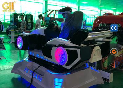 China Immersive Virtual Reality Racing Game Machine With Dynamic Motion Platform for sale