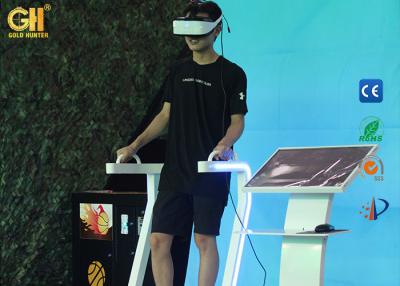 China Safety VR Theme Park 9D Virtual Reality Standing Up Simulator For Movie Theater for sale