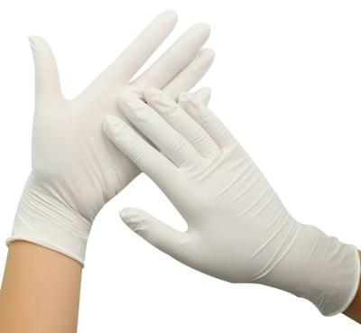 China EN420 Surgery Factory Price Mitts Malaysia Industrial Disposable Examination Mittenslatex Powder Free Latex Mitts for sale