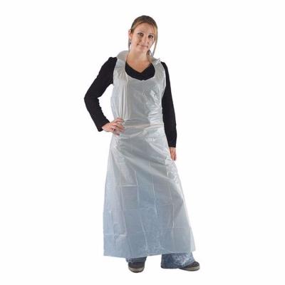 China Disposable 100% Polyester PE Apron / LDPE HDPE Polyethylene Pe Apron for sale