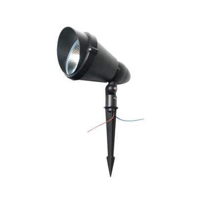 China Garden light COB theme park warterproof LED black ip65 15W 85-265V aluminum color led lawn light zhong shan stake lights for sale