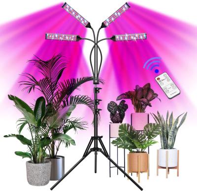 China Seed starting 420 LED grow light, suitable for indoor plants, with stand, 4/8/12H timing to grow light tripod for sale