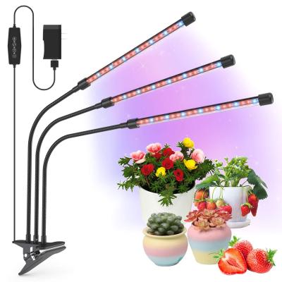 China Seed Starting 2021 NEW Grow Light Led Indoor Plants DC 5V USB 4 Head Adjustable Full Spectrum Led Grow Lamp Clip for sale