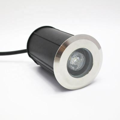 China Hotel waterproof IP68 304 stainless stell lamp CRI 90 diameter 62mm 12V LED inground underground light for sale