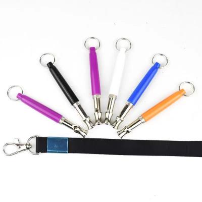 China Factory Stocked Highlight Tornado Whistle Dog Pet Training Clicker Handmade Whistle for sale