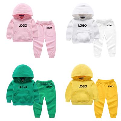 China Long Sleeve Kids Clothing Sets Two Piece Toddler Boys Kids Tracksuit Sweatsuits Set Sweat Suit Children Hoodie Jogger Sets Kids Tracksuit for sale