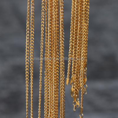 China Hiphop wholesale 1 gram gold plated chain jewelry for sale