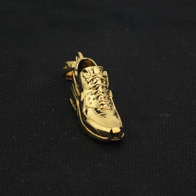 China Hip Hop Miss Jewelry Hip Hop Gold Sneaker Show Pendant Designs Men, New Design Gold Sneaker Pendant for sale