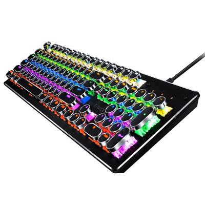 China Anti-Ghosting 9 Colors USB Backlit Wired Gaming Keyboard Mechanical Gamer Ergonimic Mechanical Typewriter Keyboards for sale