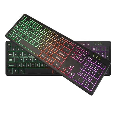 China 2021 Most Popular Numpad Rainbow Chocolate Keytop Gamer Backlit Cable Keyboard for sale