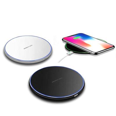 China Hot Selling Smart Match 2020 Fast Charging 10W Mini Qi Wireless Phone Charger Fast Charging for sale