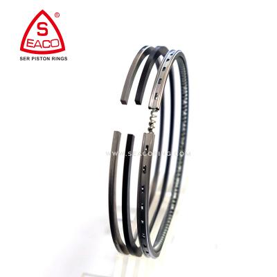 China Agricultural machinery TAIWAN SER piston ring assembly for KUBOTA V2203 87mm for sale