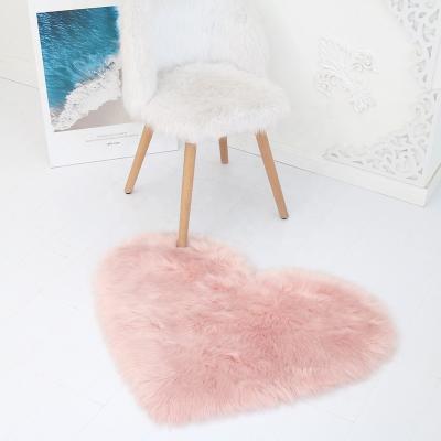 China Real Sheepskin or Fox Skin Living Room Fur Area Rugs Floor Blankets Anti-Slip Luxury Plush Carpet for sale