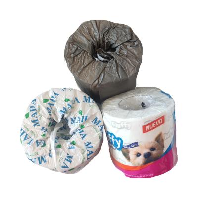 China Home Luxury Custom Packing Blank Pulp 3 Ply Tissue Paper Roll Soft Touch Toilet Paper Roll 3 Ply Toilet Paper Roll for sale