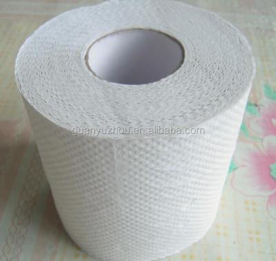 China Hot Sale Bathroom/Wash Room Recycled 1ply/2ply Soft White Bathroom Tissue Tissue Paper Roll Private Label Toilet Paper for sale