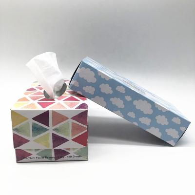 China Soft Box Tissue Box Package 100% Virgin Facial Pulp Tissue Paper For Daily Use for sale