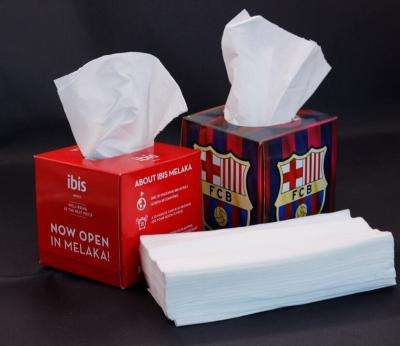 China 2022 Box Luxury Facial Tissue , Cardboard Facial Tissue 2ply3ply Tissue Custom Printed for sale