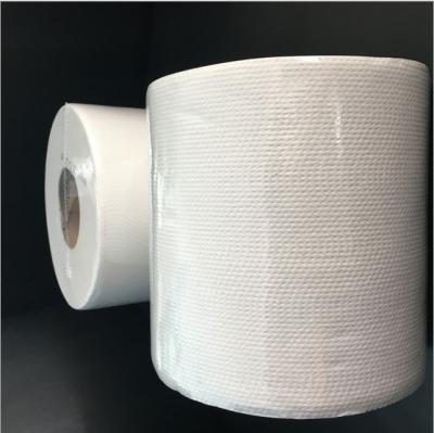 China Virgin Wood Pulps 2022 Hot Sale 1Ply 38gsm Jumbo Roll Maxi Paper Industrial Absorbent Towel Roll for sale