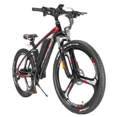 China Aluminum alloy 26 inch 21 speed motor lithium battery brushless electric mountain bike for sale