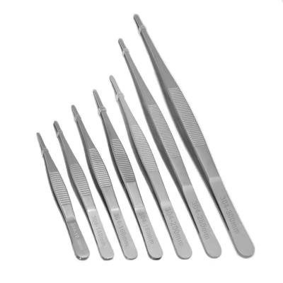 China Convenient Top Quality Low Price 304 1.2Mm Stainless Steel Surgical Tissue Laboratory Tweezers for sale