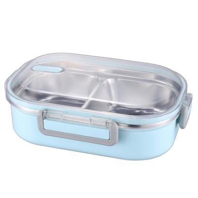 China Convenient Hot sales SS304 Stainless Steel tiffin Lunch Box kids box food container bento box for sale