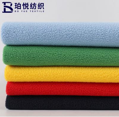 중국 Cheap Micro Polar Fleece Two Sided Brushed Anti piling Jacket Fabric 판매용