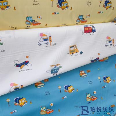 China In Stock 100% Bed Polyester Cotton Roll Fabrics For Bedding Sheets for sale