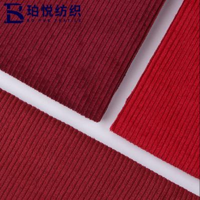 China Hot Selling Best Quality 100 Cotton 330G Corduroy Velvet Fabric Shrink-Resistant For Garment Te koop