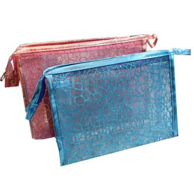 China Popular Transparent Cosmetic Bag 23x13x11cm Size 210D linning OEM / ODM for sale