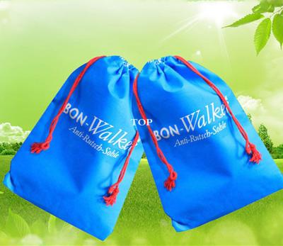 China Personalized Advertising Drawstring Bag Colored Non Woven W25*H30 cm Size for sale