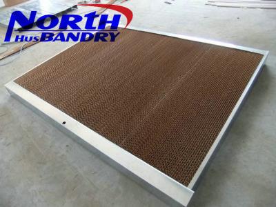 China Honey comb evaporative cooling pad for cooler poultry farm and greenhouse for sale