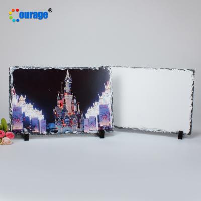 China Europe Wholesale Rock Shipping 20*30cm Slate Sublimation Matte Photo Frame & Handling - 04 for sale