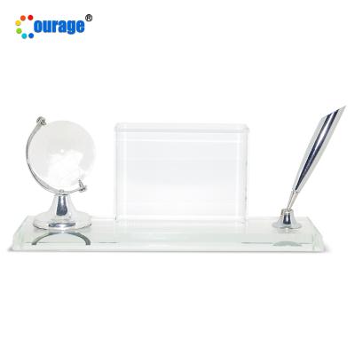 China Europe BSJ-23 Sublimation Photo Glass Frame Crystal Table Decoration for sale