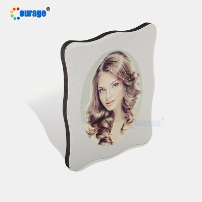 China Wholesale DM Wood Favorable Sublimation Factory Funny Photo Frame for sale