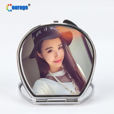 China Courage Double Sided Wholesale Makeup Mirror Top Selling Custom Glass for sale