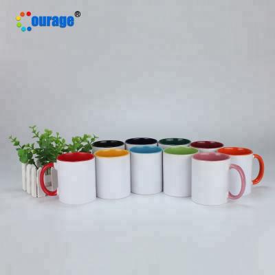 China Viable Wholesale Colored Inside And Handle Cheap Sublimation Blanks Mugs For Sale for sale