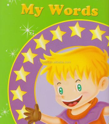 China English Learning Words Children Book With Talking Pen 21cm*27cm for sale