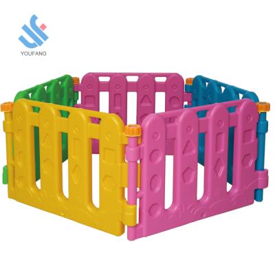 China New YF-10001 Child Safety Play Fence Baby Play Yard Ball Pool Kids Multicolor Bright Plastic Child Safety Play Yard Ball Pool Playpen for sale