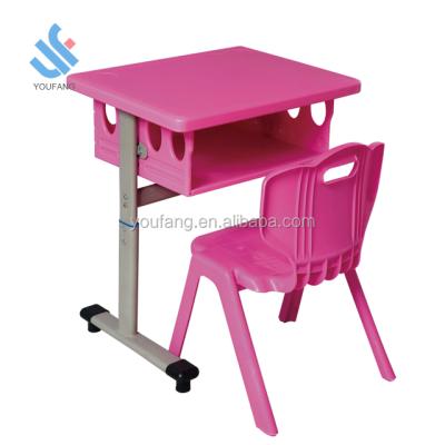 China Disaster buys YF-04017 plastic most popular modern size adjustable children table plastic children study table for sale