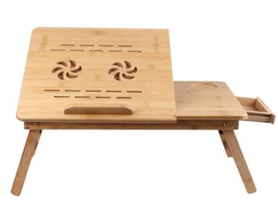 China (Size) adjustable bamboo computer table laptop table for sale