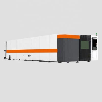 China Large Desktop Type Metal Iron Plate Fiber Laser Servo Motor Aluminum Edging 2000w 3000w 4000w Cutting Machine for sale