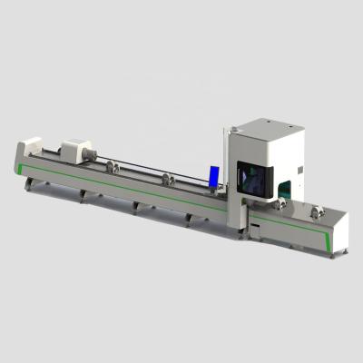 China SERVO MOTOR Automatic Industrial Laser Cutting Machine Four Chuck Laser Cutting Machine For Stainless Steel Tube for sale