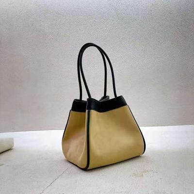 China 2021 new vintage mini small tote bag nubuck leather bag purses and handbags new design bucket bag for sale