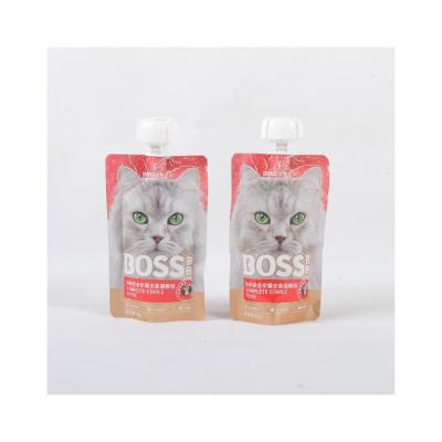 China Sustainable Wholesale Customized High Nutrition Treat Bars Liquid Creamy Snacks Cat Wet Food for sale