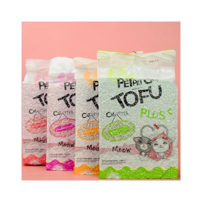 China Healthy Instant Tofu Quick-Knot Dust Free Deodorant Healthy Natural Harmless Cat Litter for sale