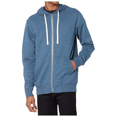 China Quality 55% Full Cotton 45% Men's Classic Zipper Wool Sweatshirt Hoodie Wholesale Cotton Waterproof Raincoats for sale